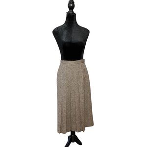 Vintage J H Collectibles 70s / 80s Union Made Midi / Maxi Skirt 100% Pure Wool